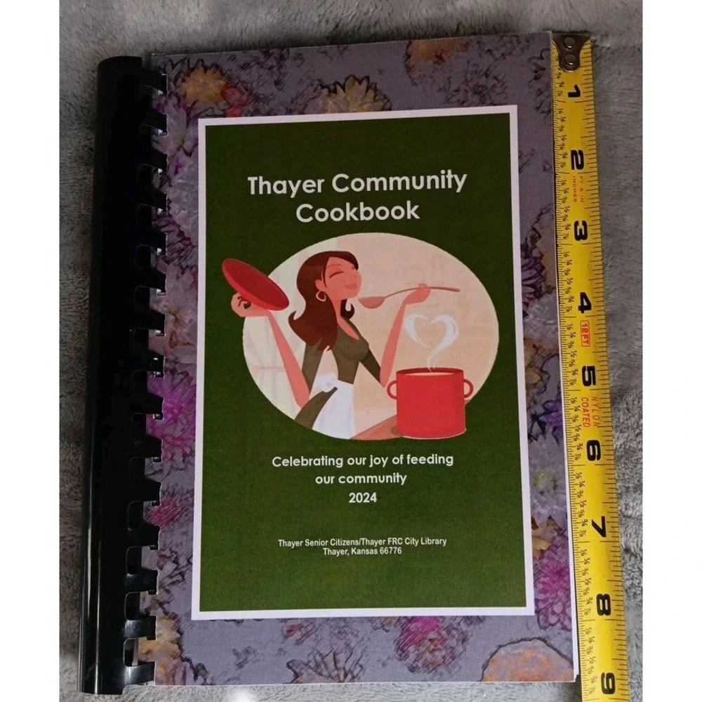 Thayer Kansas Community Cookbook‎ 2024 Spiral Local Recipe Contributions